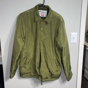 Supreme x Champion fleece jacket olive green